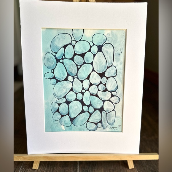 Other - Hand-Made New Watercolor Art Pebbles